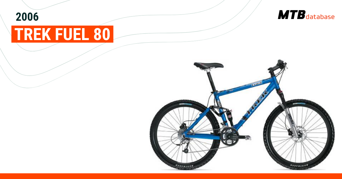 2006 Trek Fuel 80 Specs Reviews Images Mountain Bike Database