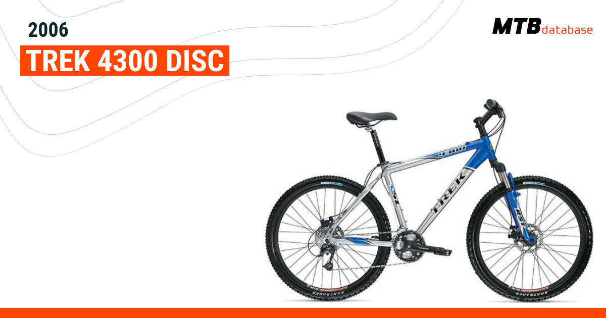 Trek 4300 best sale disc brakes