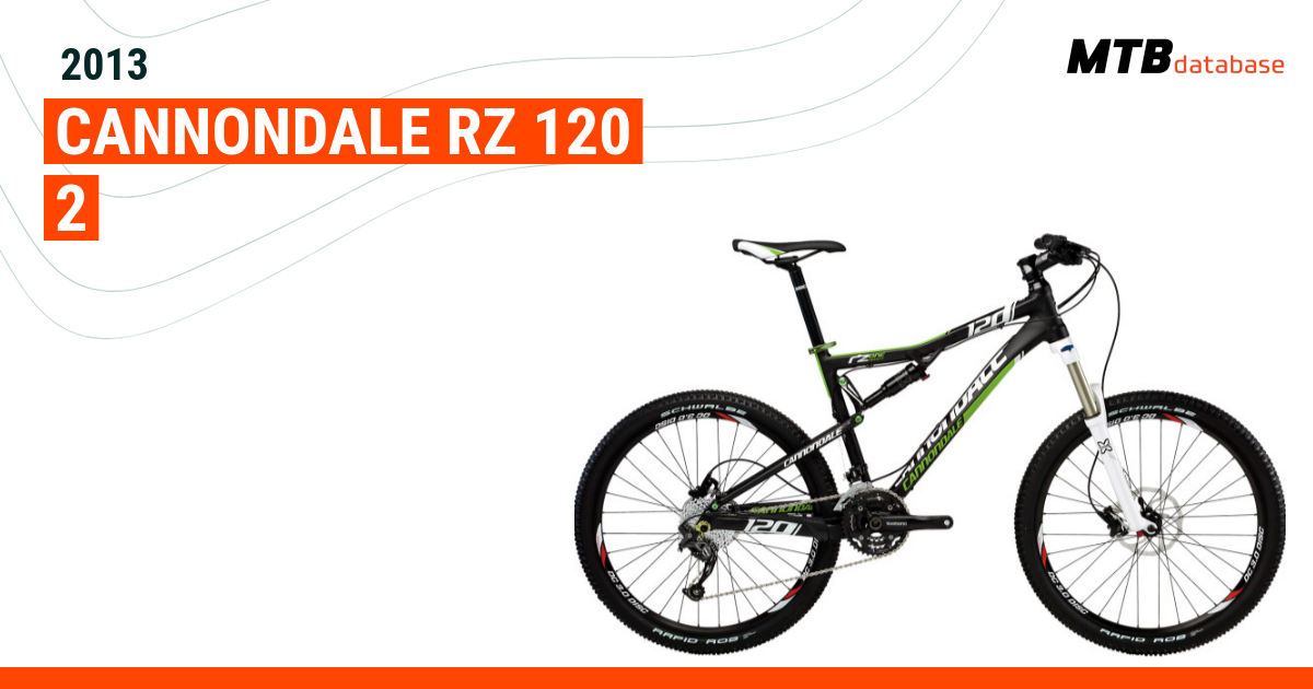 Cannondale rz120 shop