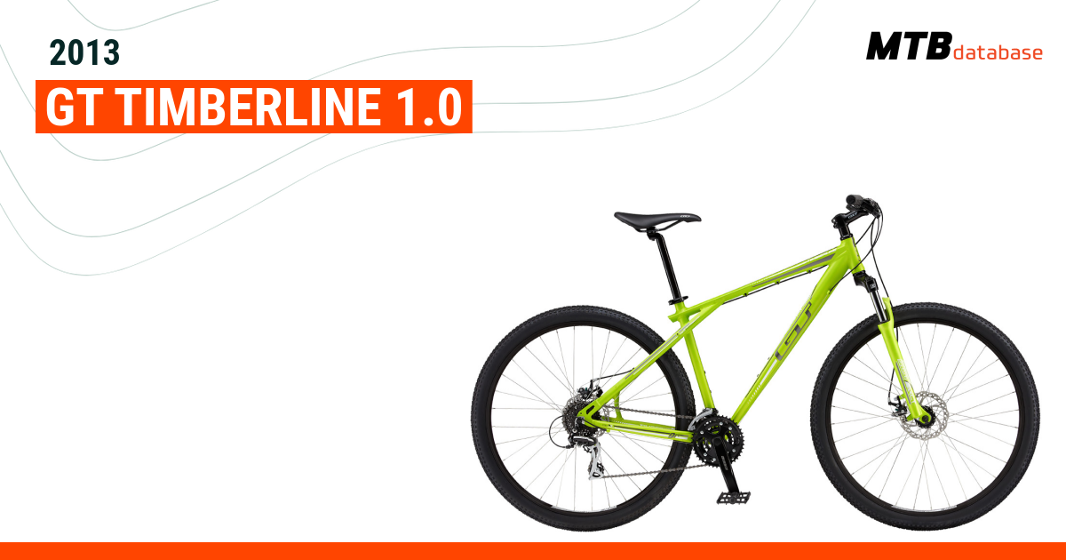 2013 GT Timberline 1.0 Specs Reviews Images Mountain Bike