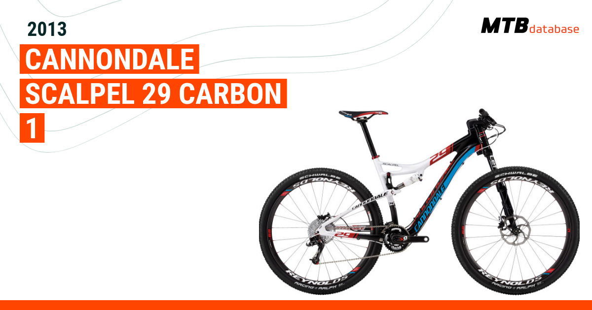 Cannondale scalpel 2025 carbon 1 2013