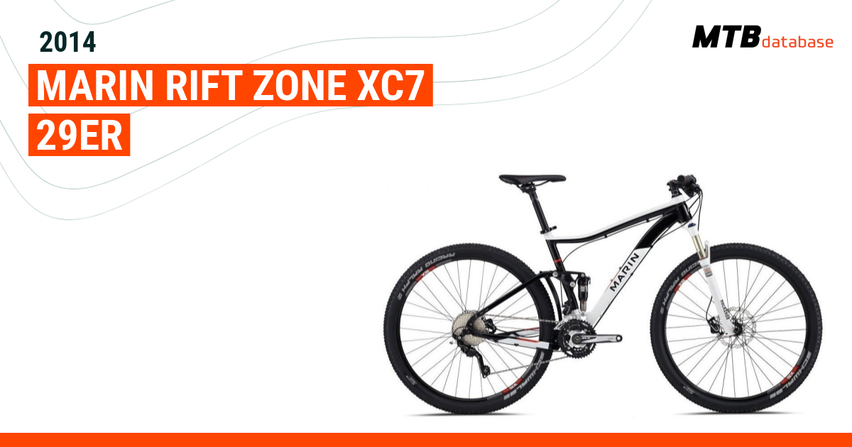 Marin rift best sale zone xc7