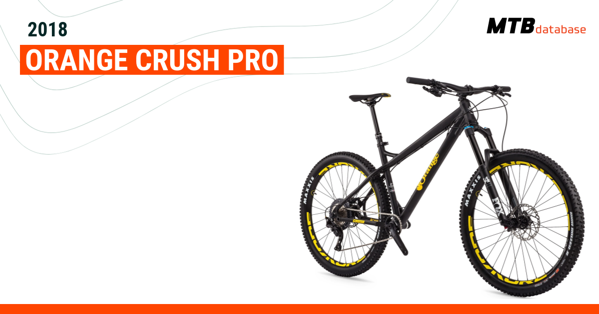 Orange crush pro mountain 2025 bike