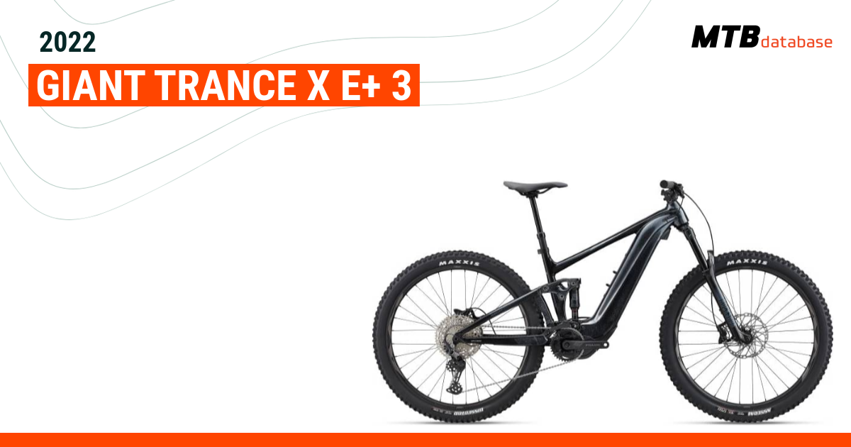 2022 Giant Trance X E 3 Specs Reviews Images Mountain Bike