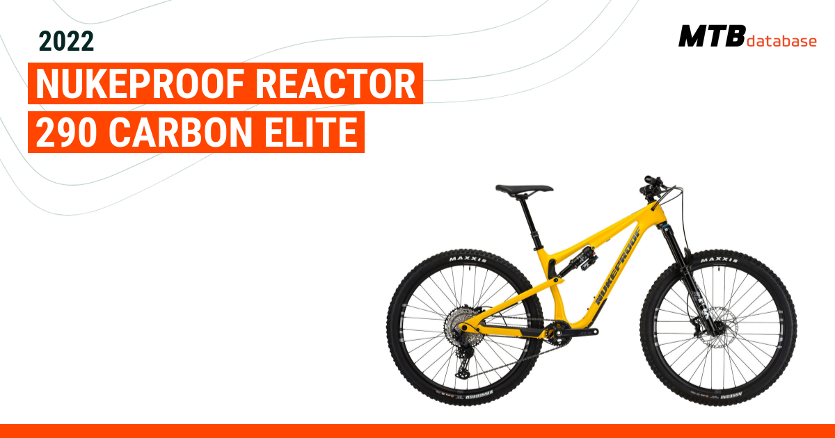 2022 Nukeproof Reactor 290 Carbon Elite Specs Reviews Images