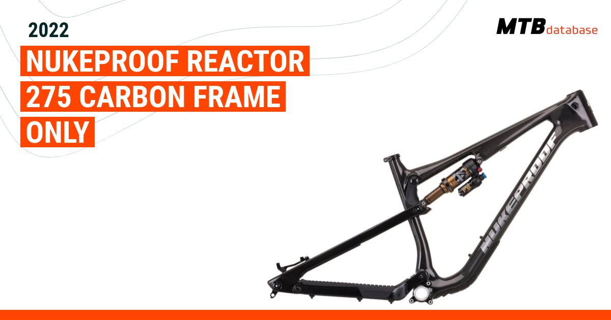 Nukeproof reactor discount 275 carbon frame