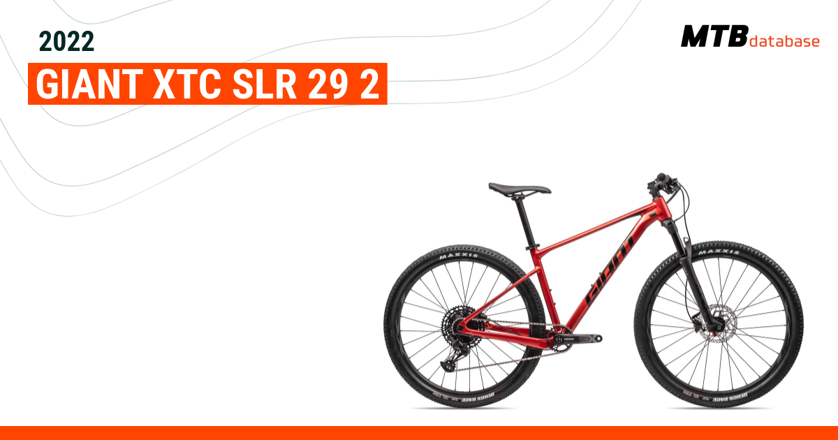 2022 Giant XTC SLR 29 2 Specs Reviews Images Mountain Bike