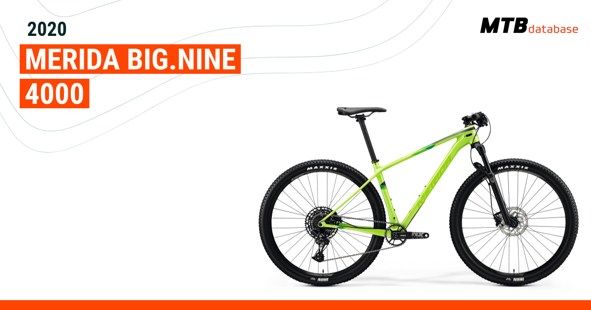 2020 Merida BIG.NINE 4000 Specs Reviews Images Mountain Bike