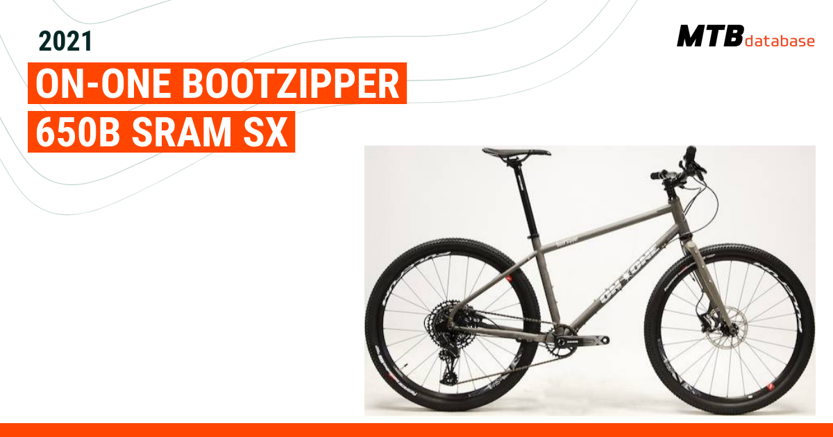 On one 2025 bootzipper 650b