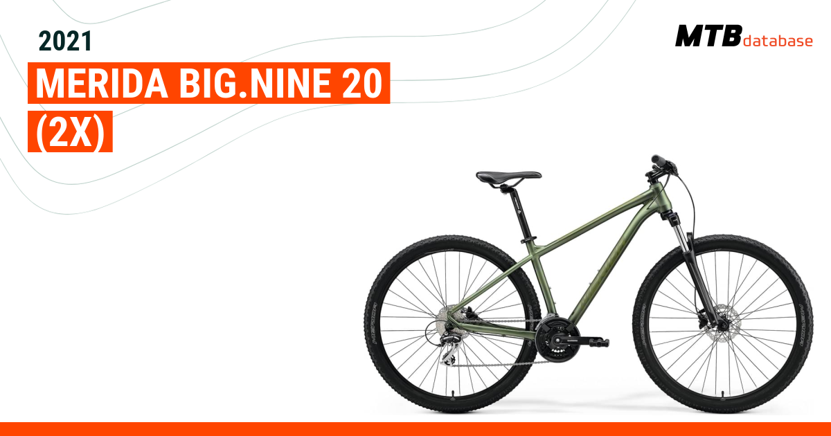 2021 Merida BIG.NINE 20 (2x) - Specs, Reviews, Images - Mountain Bike