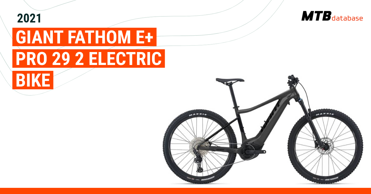 2021 Giant Fathom E Pro 29 2 Electric Bike Specs Reviews