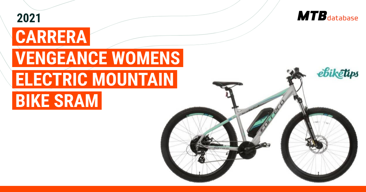 2021 Carrera Vengeance Womens Electric Mountain Bike SRAM Specs