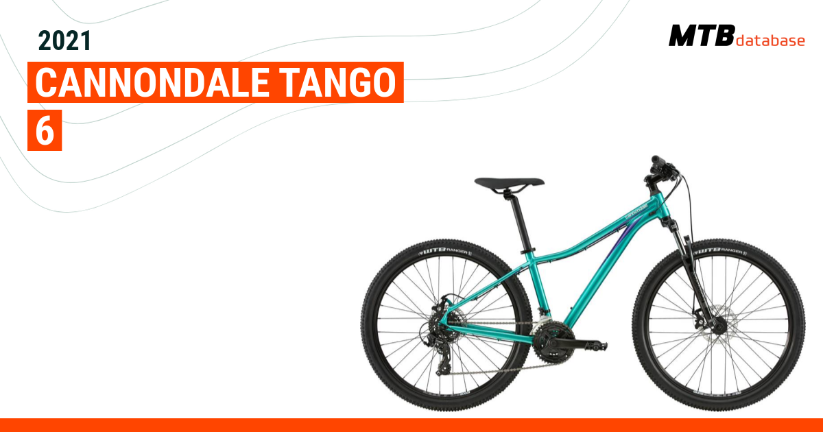 Cannondale tango 6 clearance review