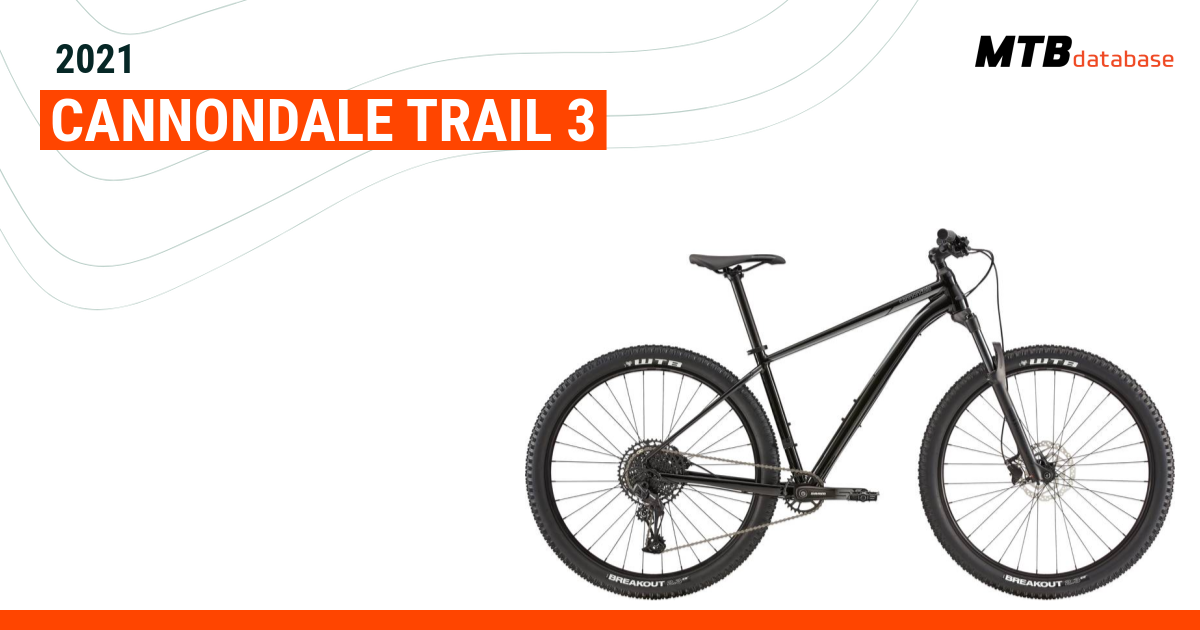 Cannondale trail 3 online 2021 review