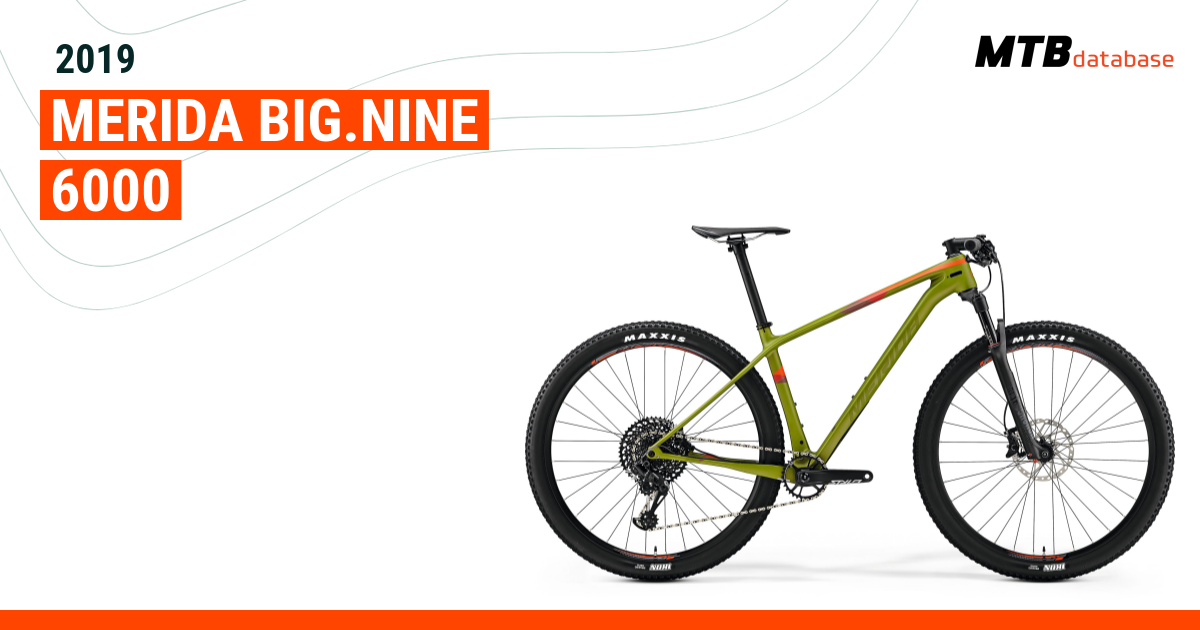 Merida big 2025 nine 6000 2019