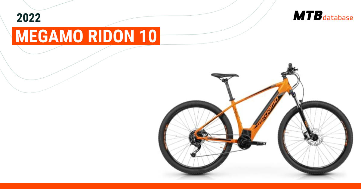 Megamo Vélo Électrique VTT 29´´ Ridon 10 2022, Orange