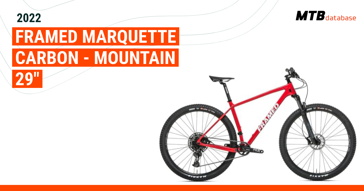 Framed marquette carbon online bike frame