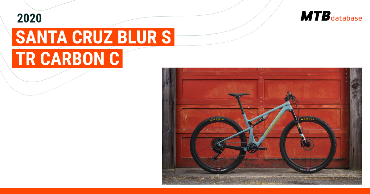 2020 Santa Cruz Blur S TR Carbon C Specs Reviews Images