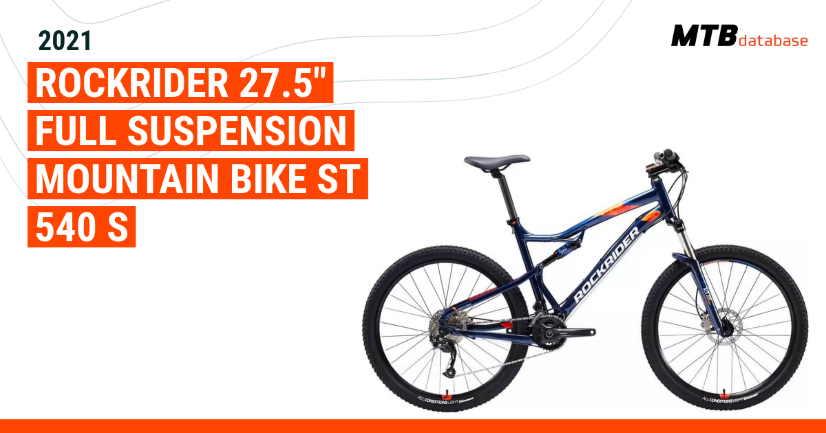 Rockrider st 540 discount s full suspension