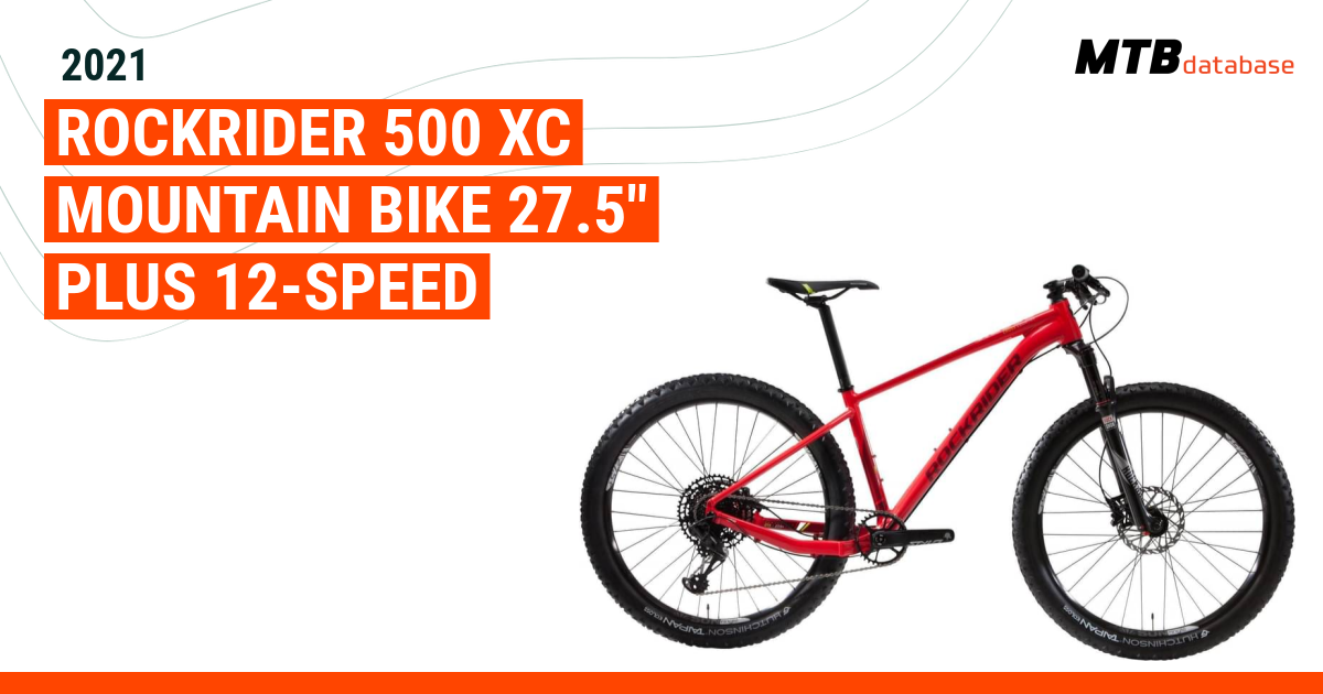 2021 ROCKRIDER 500 XC Mountain Bike 27.5