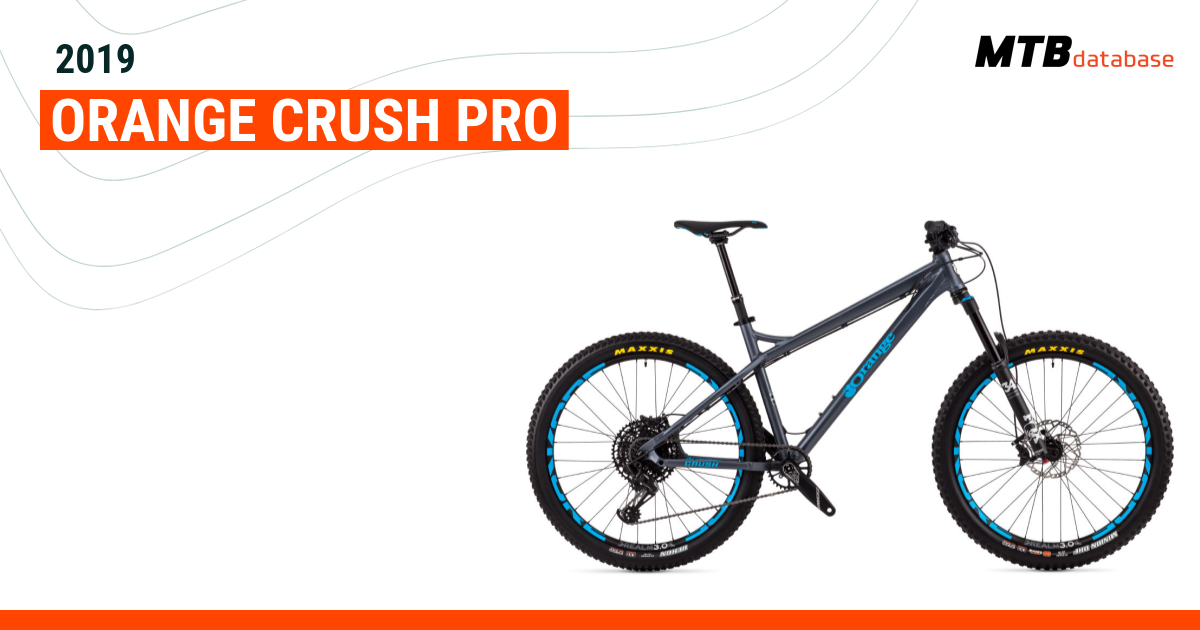 2019 Orange Crush Pro Specs Reviews Images Mountain Bike