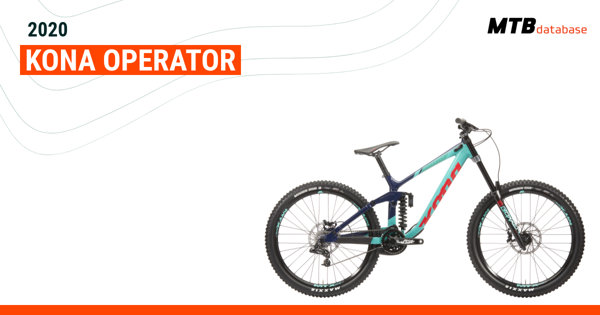 2020 Kona Operator Specs Reviews Images Mountain Bike Database