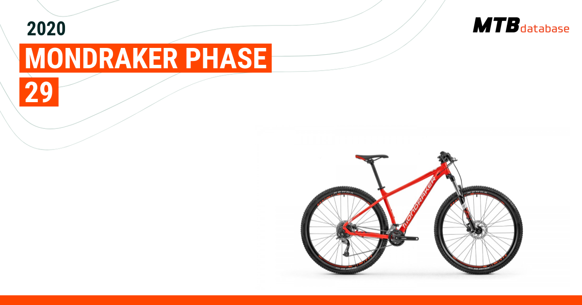 2020 Mondraker PHASE 29 Specs Reviews Images Mountain Bike