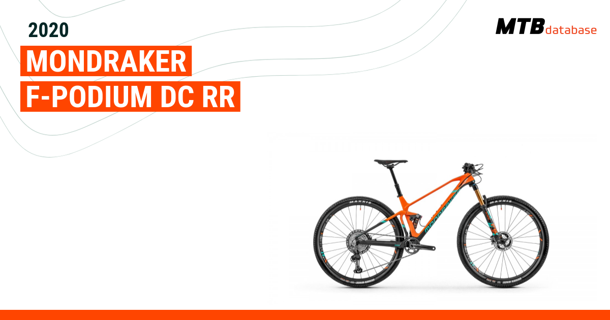 Mondraker f podium discount dc rr 2020