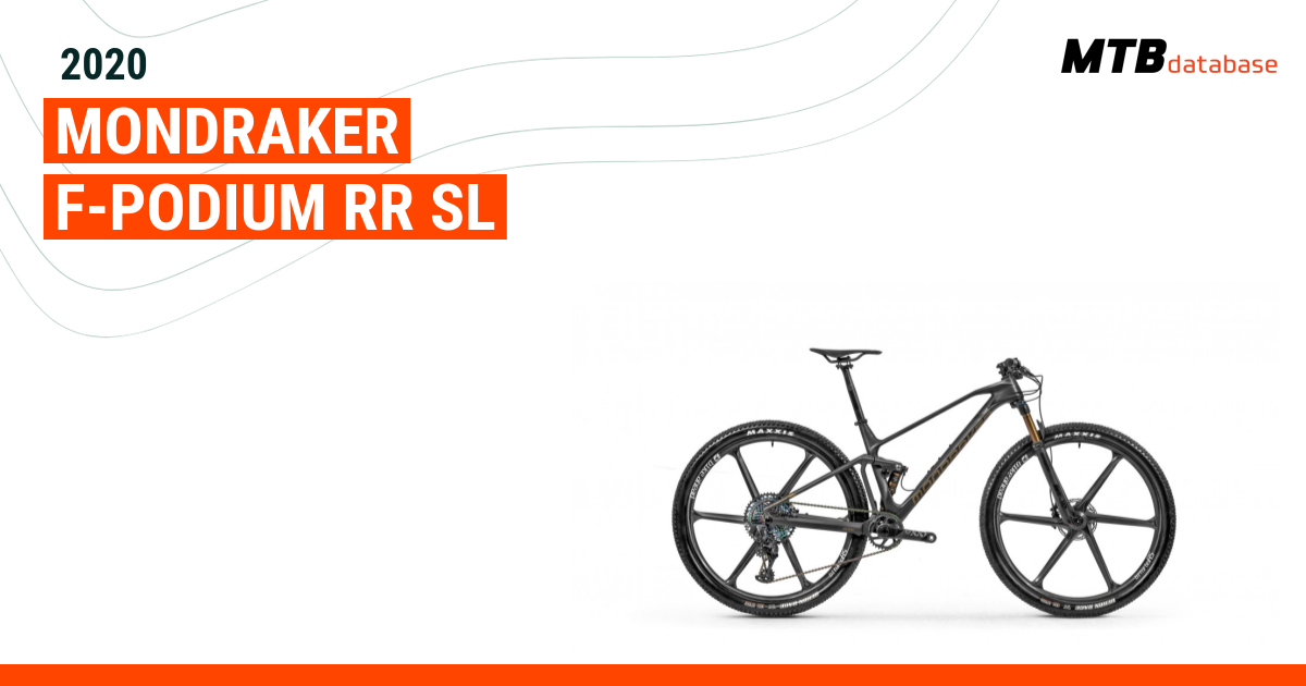 2020 Mondraker F PODIUM RR SL Specs Reviews Images Mountain