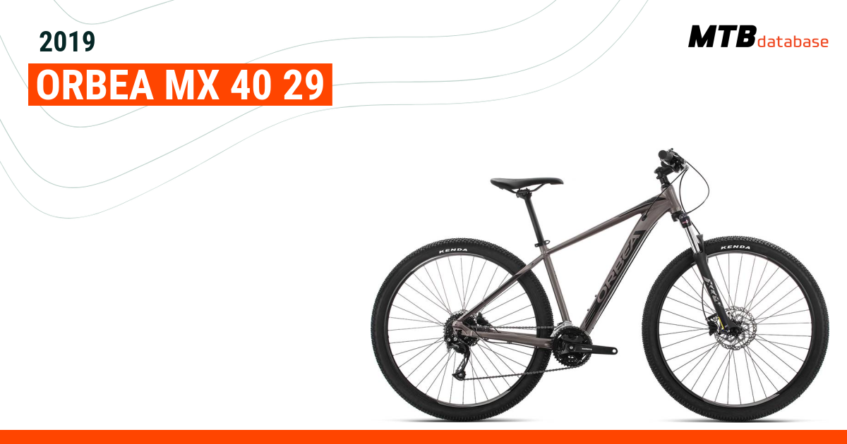 2019 Orbea MX 40 29 Specs Reviews Images Mountain Bike Database