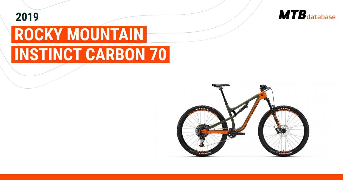 Rocky mountain instinct carbon best sale 70 2019