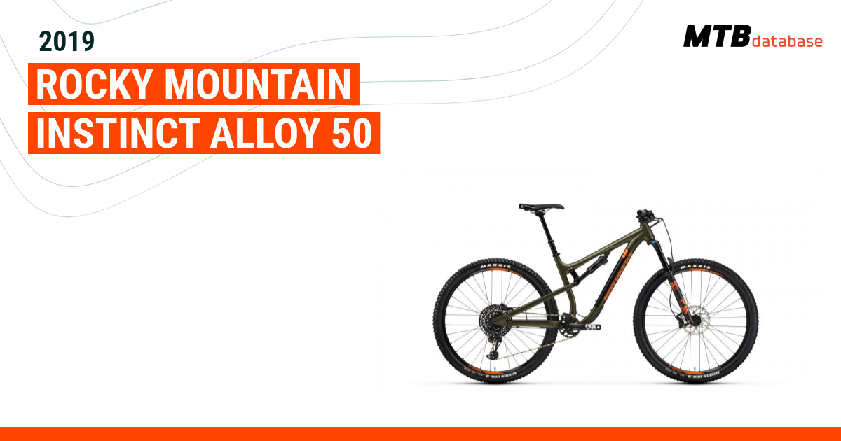 2019 Rocky Mountain Instinct Alloy 50 Specs Reviews Images