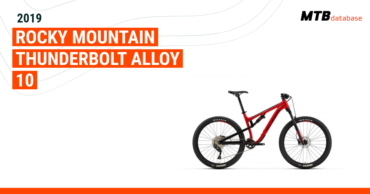 Rocky mountain thunderbolt store alloy 10 2019