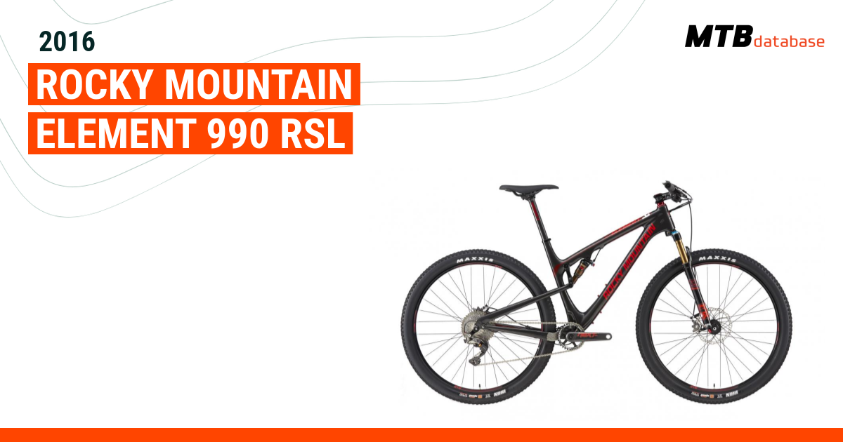 Rocky mountain element discount 2016