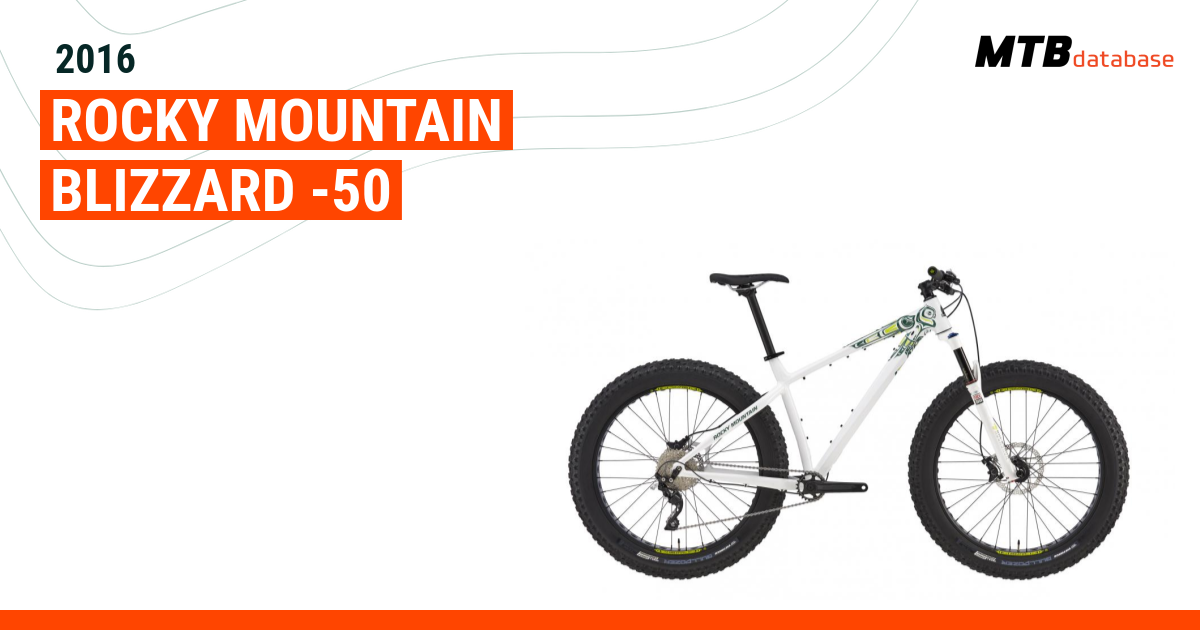 Rocky mountain blizzard 50 hot sale