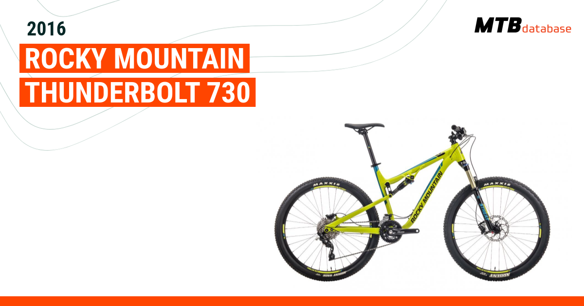 2016 rocky mountain thunderbolt 730 online