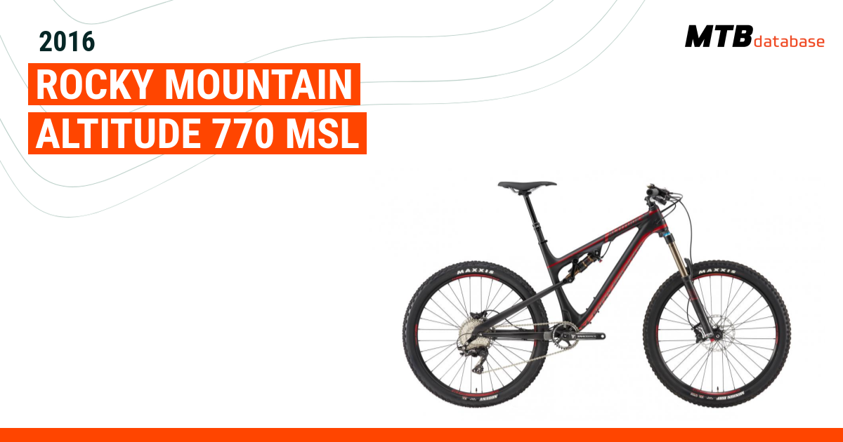 Rocky mountain altitude discount 770