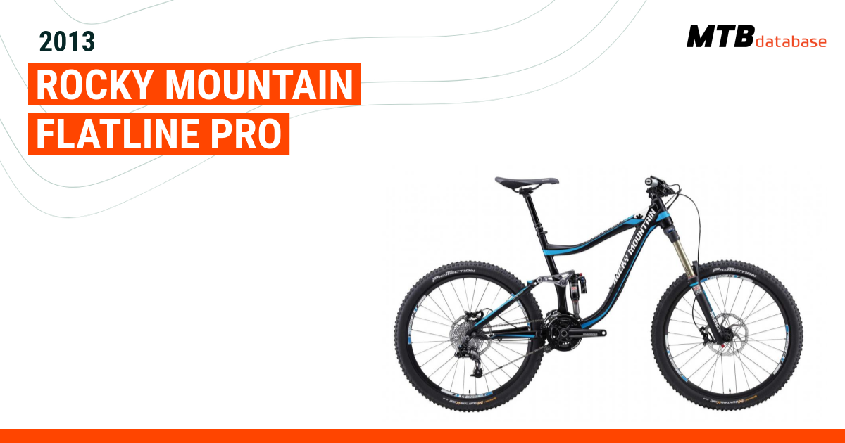 Rocky mountain best sale flatline pro 2013