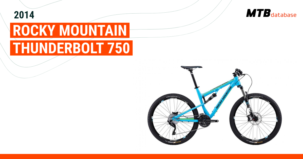 Rocky mountain thunderbolt online 750 msl