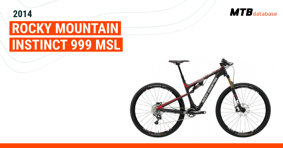 Rocky mountain discount instinct 999 msl