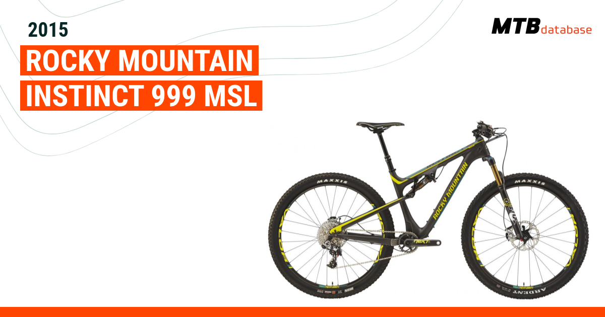 Rocky mountain instinct 950 msl online 2015