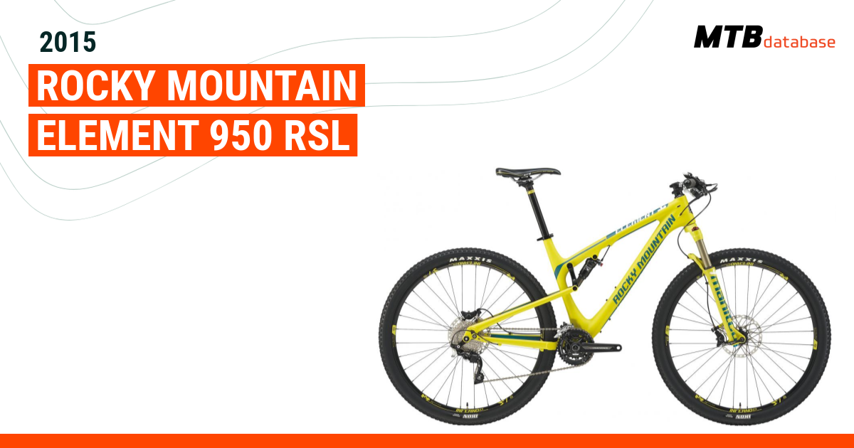 Rocky mountain element 950 best sale rsl 2015