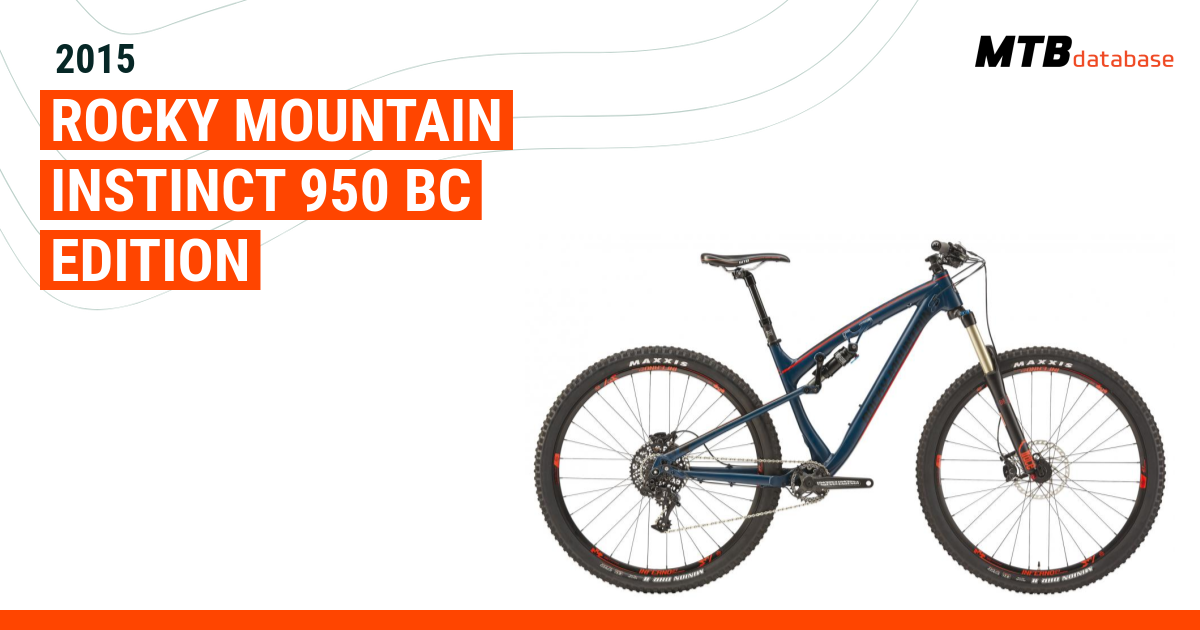 Rocky mountain instinct 950 cheap msl 2015