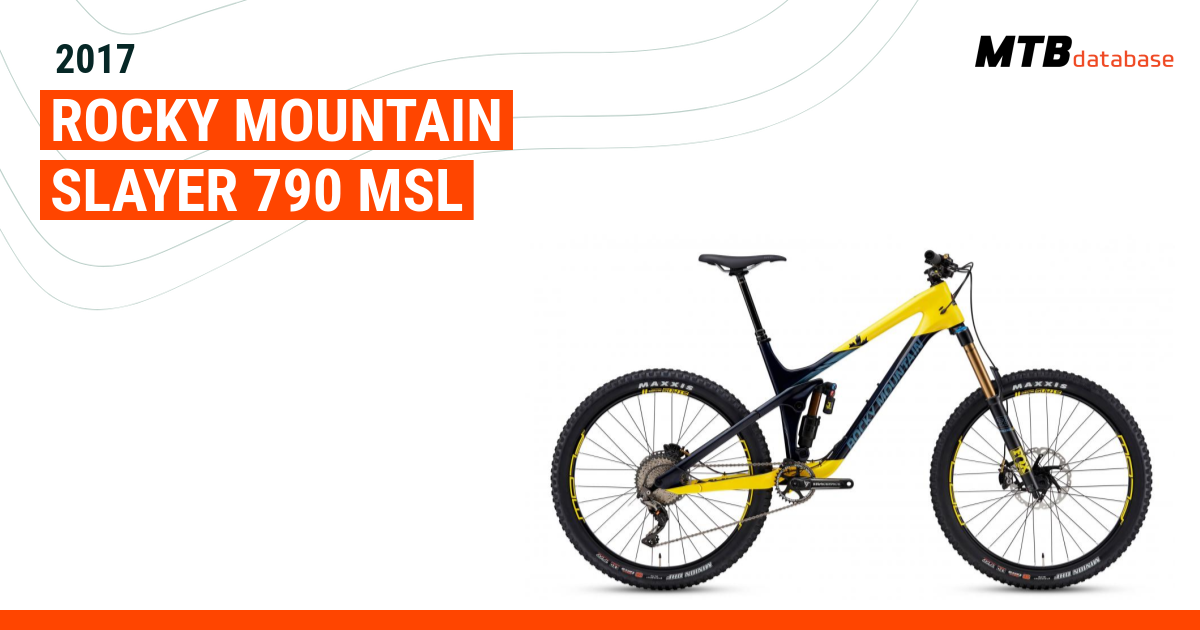 Rocky mountain slayer online 790 msl