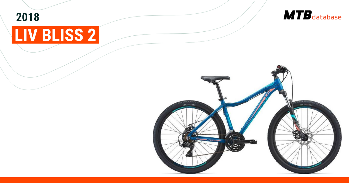 2018 Liv Bliss 2 Specs Reviews Images Mountain Bike Database