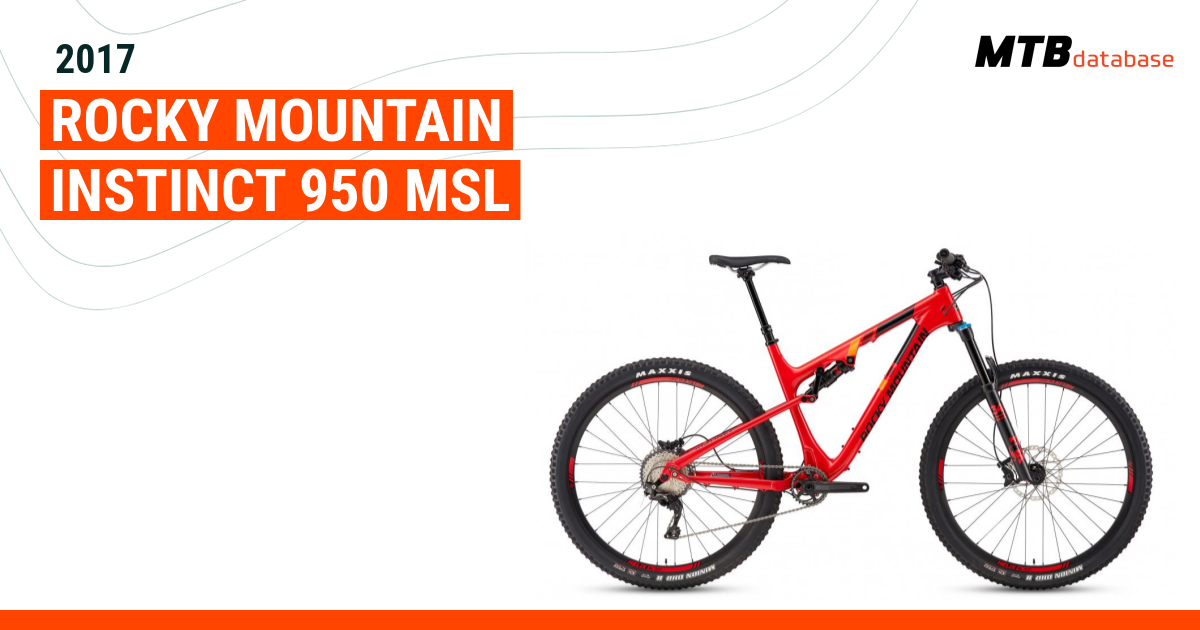 Rocky mountain instinct 950 cheap msl 2017