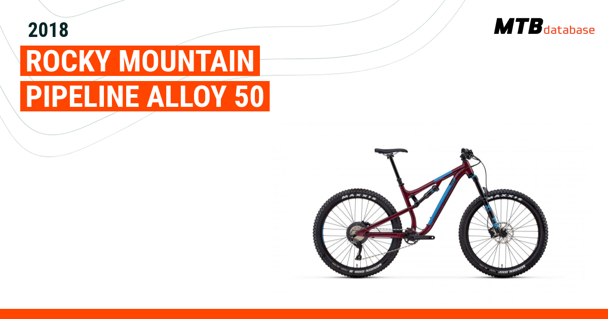 2018 Rocky Mountain Pipeline Alloy 50 Specs Reviews Images Mountain Bike Database