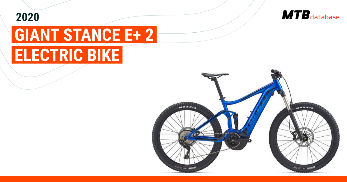 giant stance e  2 electric mountain bike 2019