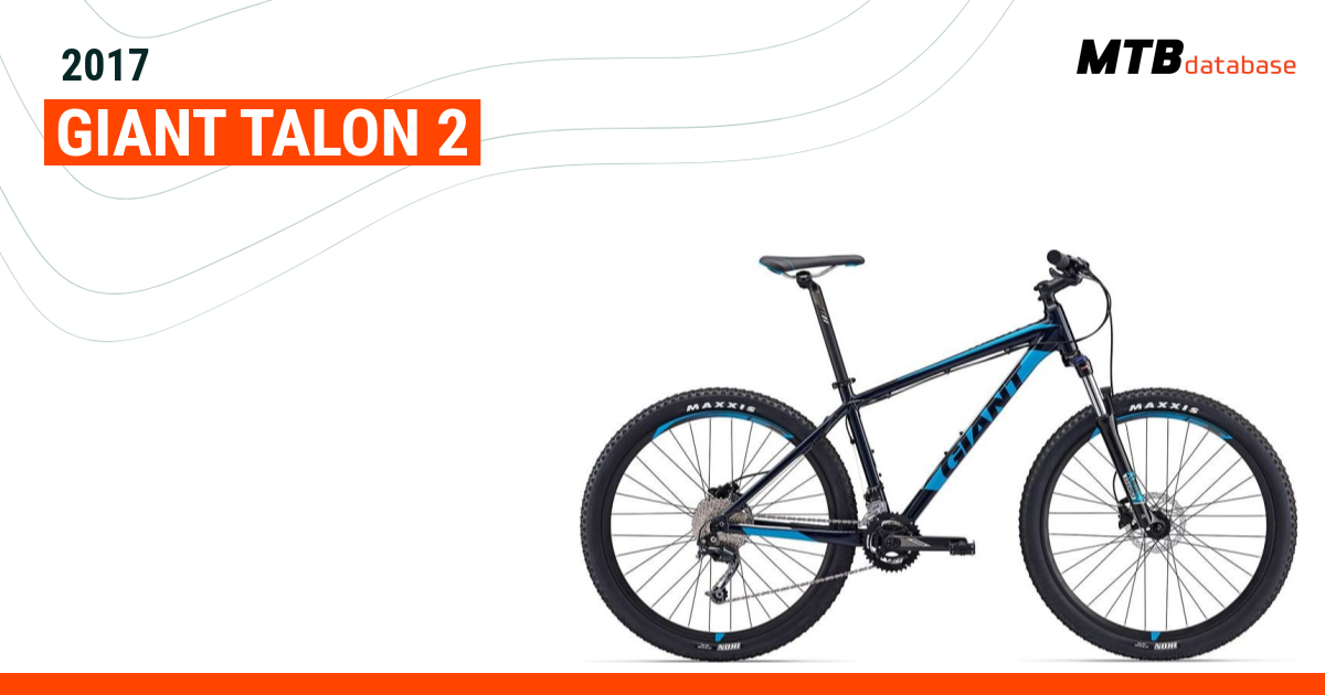 2017 giant talon hot sale 2 blue book