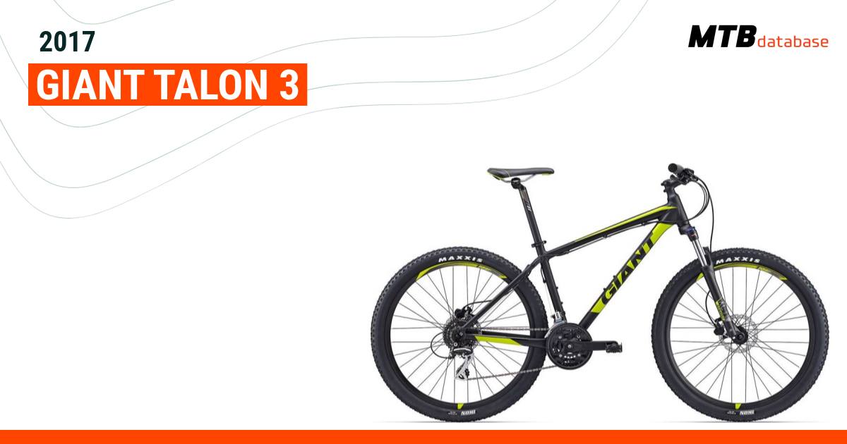 2017 Giant Talon 3 Specs Reviews Images Mountain Bike Database